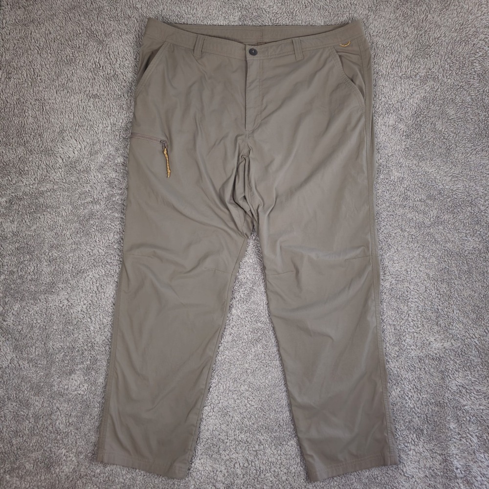 REI Co-op Pants Mens 40x30 Khaki Sahara Path Nylon Stretch Hiking Outdoor Pants
